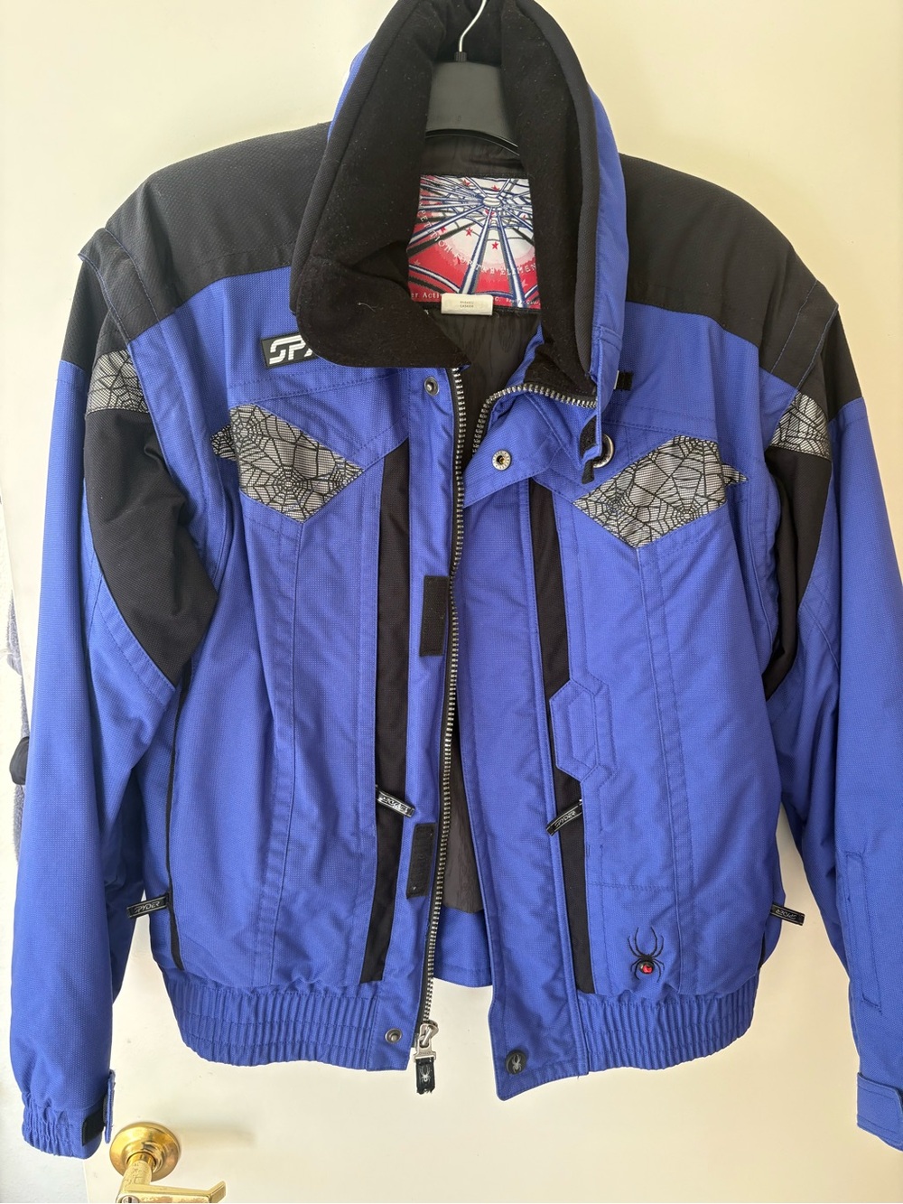 Spyder XT Men’s Blue Performance Ski Jacket large